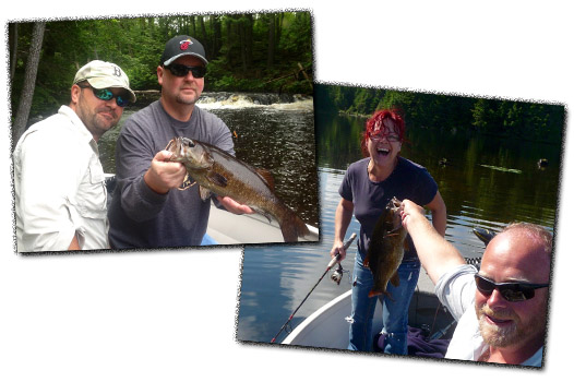 Bass fishing in the Moosehead Lake Region Maine - guided trips and large bass!