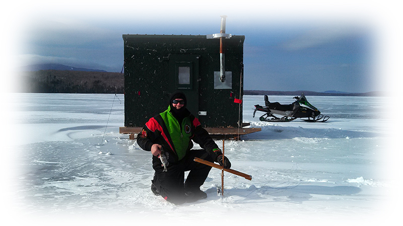Maine Ice Fishing - Maine's Ice Fishing Guide offering guided ice