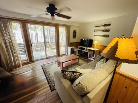 Living Area at Moosehead Lake Cabin