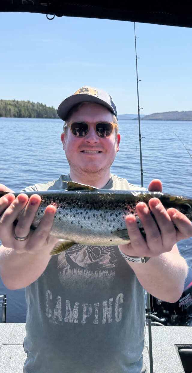 Maine salmon fishing