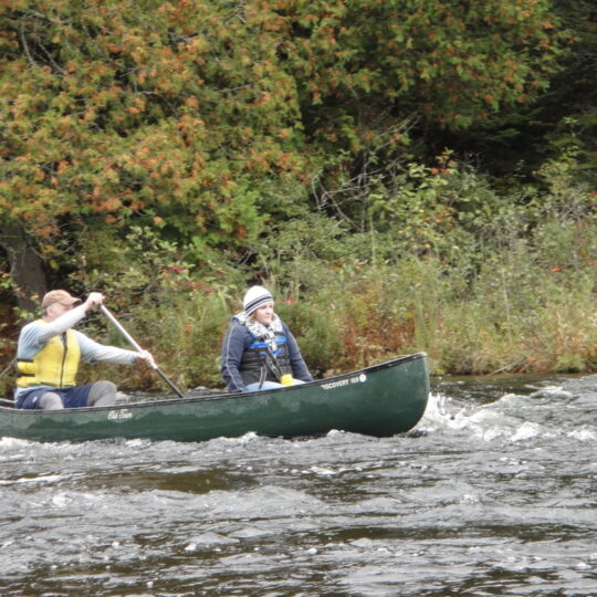 Self guided canoe tour on Allagash River